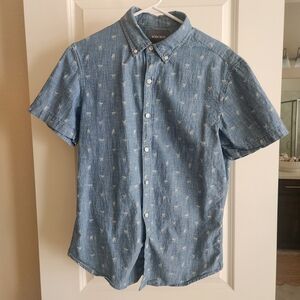 Bonobos Blue Short Sleeve Shirt